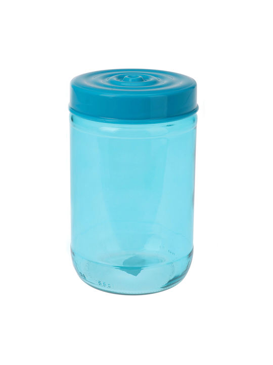 Glass General Use Vase with Lid 660ml