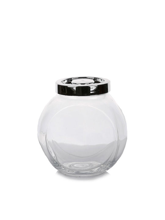 General Trade Allgemeine Verwendung Glasvase mit Deckel Transparent 1600ml 1Stück