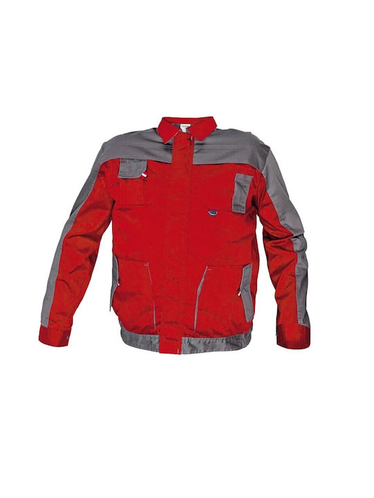 Cerva Arbeitsjacke Reflektierend Rot