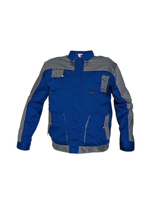 Cerva Reflective Work Jacket Blue