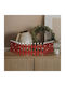 ECD Germany Weihnachts- Beleuchtete Dekorative Darstellung Rot mit Batterie mit Musik 90x21x21cm