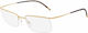 Silhouette Metallischer Brillengestell Gold 5297 6051