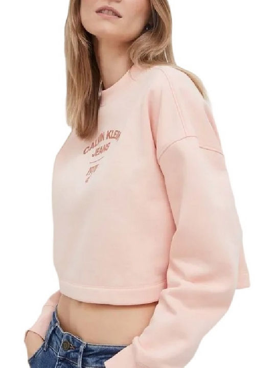 Calvin Klein LOGO Women's Sweatshirt Pink
