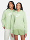 Women's Sweatshirt Hooded Green