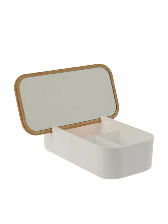Koopman Κουτί Κοσμημάτων Ξύλινο Λευκό 26x13x17cm