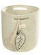 Lorena Canals Coș decorativ Tesatura cu mânere Ecru 30x30x30buc