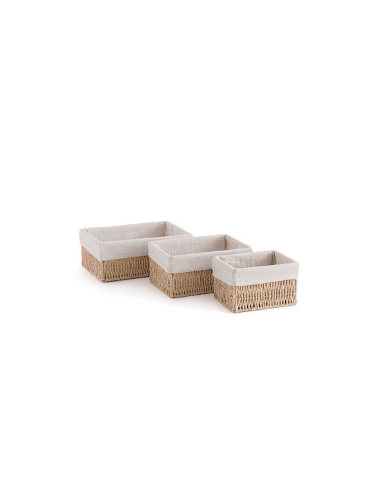 La Redoute Interieurs Wicker Decorative Baskets Set 3pcs