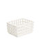 Butlers Coș decorativ Din paie cu mânere White 20x16buc