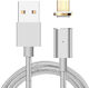 Diamandino 1m Magnetic USB 2.0 to micro USB Cable Silver (DM9087465)