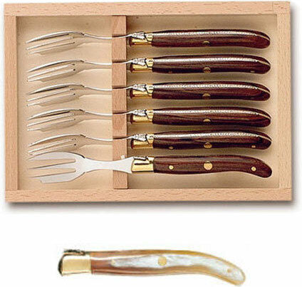 Claude Dozorme Inox Fruit/Dessert Fork Set Silver 6pcs