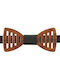 Mom & Dad Wooden Bow Tie Brown