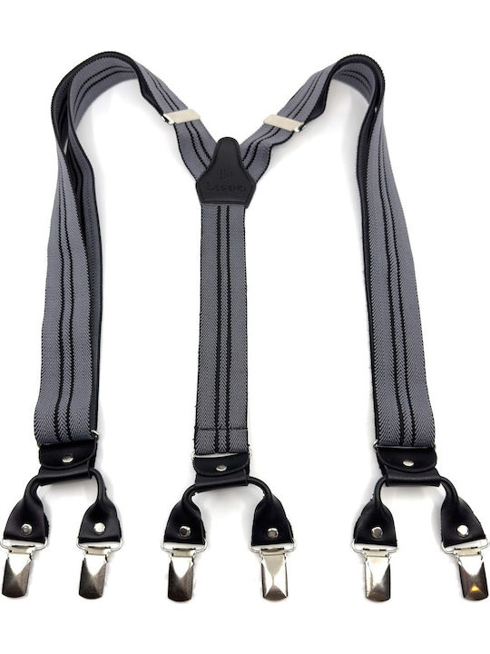 Legend Accessories Τιράντες με Σχέδια Γκρι