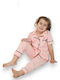 Sexen Kids' Pajamas Summer Cotton Pink
