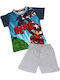 Marvel Kids' Pajamas Summer Gray
