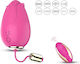 Vibrator Egg with Remote Control 7.3cm Pink