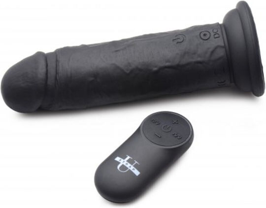 Strap U Realistic Vibrator with Remote Control 16.5cm Black
