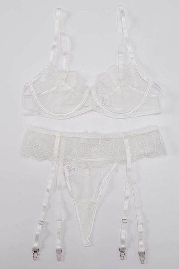 Luigi Sexy Dessous-Set Weiß 3389604