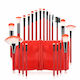 Professional Set with Makeup Brushes made of Synthetic Hair 22pcs