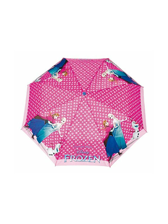 Disney Παιδική Ομπρέλα Σπαστή Ροζ με Διάμετρο 90εκ.