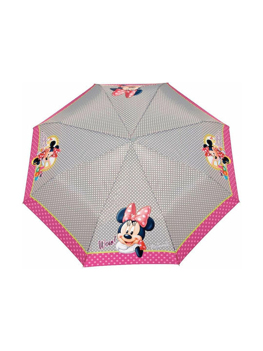 Disney Παιδική Ομπρέλα Σπαστή Γκρι