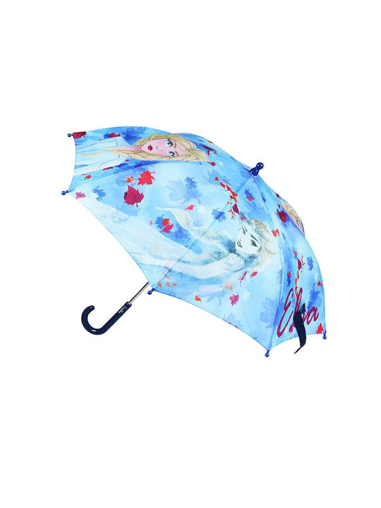 Cerda Kids Curved Handle Umbrella with Diameter 63cm Light Blue