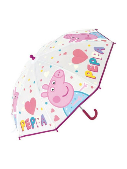 Arditex Kids Curved Handle Umbrella Pink