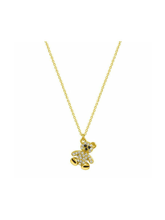 Amor Amor Gold Plated Silver Chain Kids Necklaces 10976