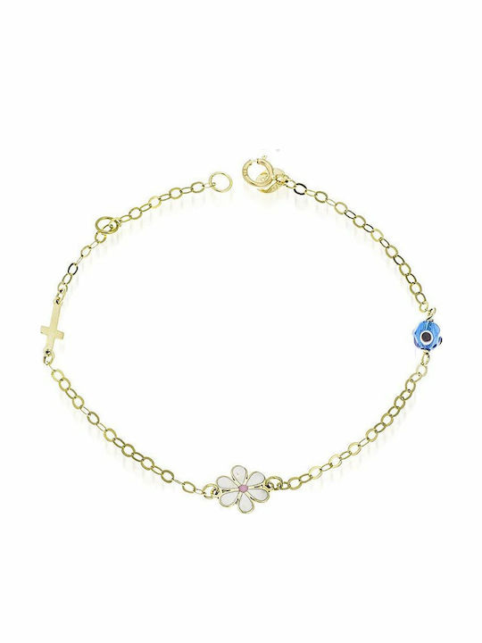 Paraxenies Kinderarmband Kette Gold 9K
