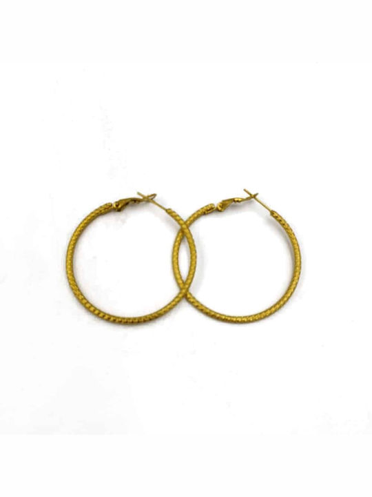 Gold Plated Steel Hoops