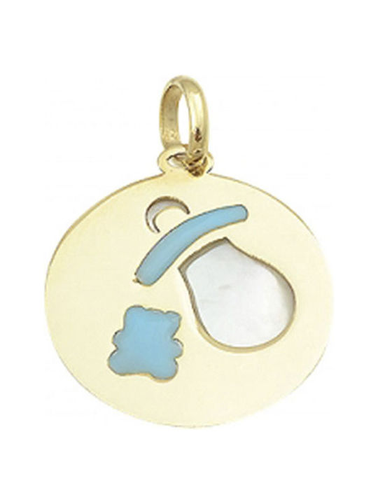 Kosmima Shop Gold Kids Pendant 14K 23922