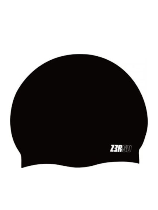 Z3r0d Silicone Adults Swimming Cap Black