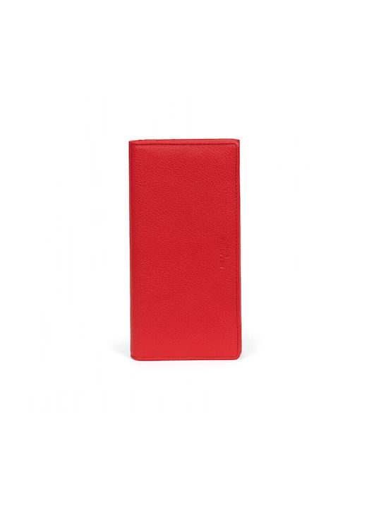 Hexagona Small Leather Women's Wallet Red