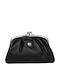 Small Leather Women's Wallet Coins Black