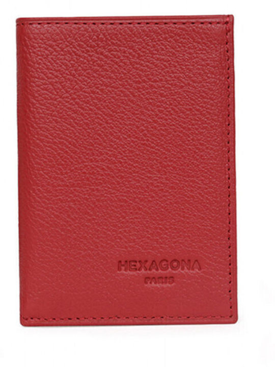 Leather Women's Wallet Classic Red