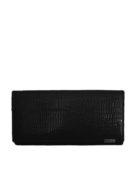 Gift-Me Large Leather Women's Wallet Classic Black