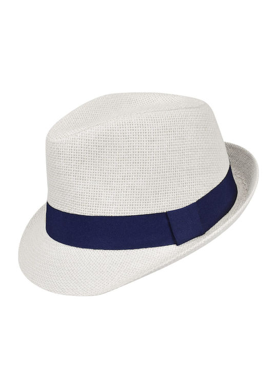 Stamion Herren-Hut Trilby Weiß