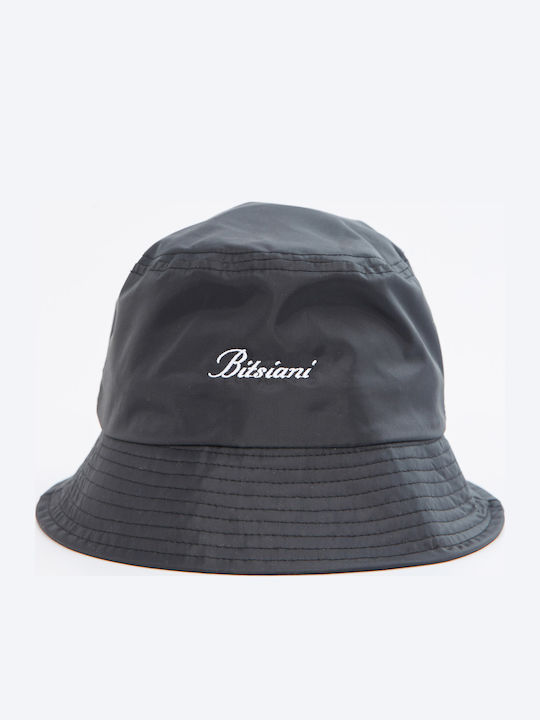 Aristoteli Bitsiani Fabric Men's Hat Bucket Style Black
