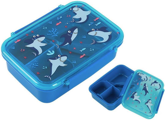 Total Gift Plastik Kinder Lebensmittelbehälter Mehrfarbig 18 x 13 x 6cm