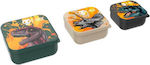 Lunch Buddies T-REX Kids Set Lunch Plastic Box Multicolour