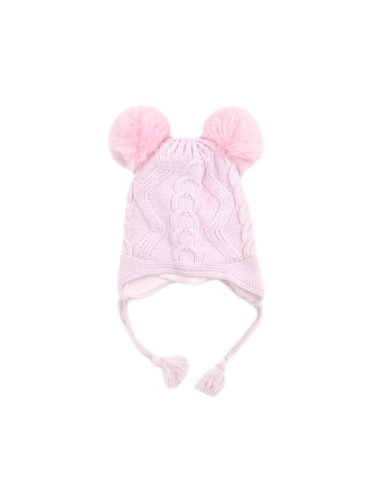 Extan Bebe Kids Beanie Knitted Pink