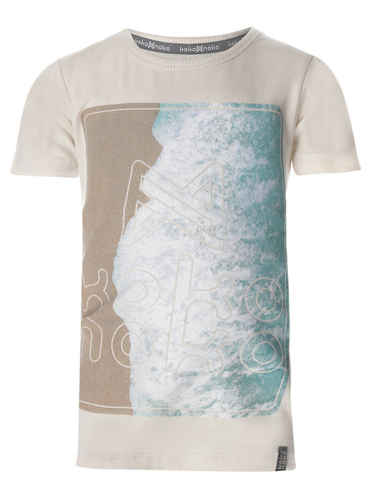 Kinder-T-Shirt Beige