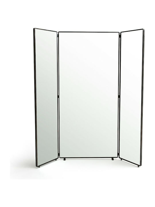 Am.Pm Boden- oder Standspiegel mit Grauem Metallischem Rahmen 162x162cm