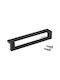 Emuca Handle Furniture made of Metallic in Black Color 128mm (Center Distance 128mm) 9359414 1pcs