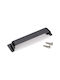Emuca Handle Furniture Flush Handle made of Metallic in Black Color 116mm (Center Distance 96mm) 9357914 1pcs