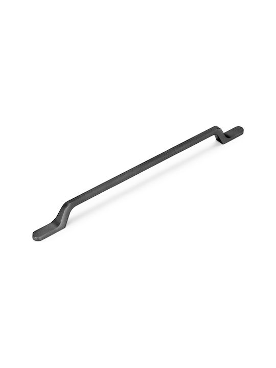 Emuca Handle Furniture made of Metallic in Gray Color 192mm (Center Distance 128mm) 9359256 1pcs
