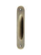 Zogometal Door Flush Handle with Bronze Hole 158mm (Hole Centers 132mm)