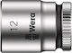 Wera ZYKLOP Nuss Sechskant mit Vierkant-Antrieb 1/4" Durchmesser 12mm 1Stück