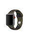 Wiwu Dual Color Sport Λουράκι Σιλικόνης με Pin Χακί (Apple Watch 38/40/41mmRealme Watch)
