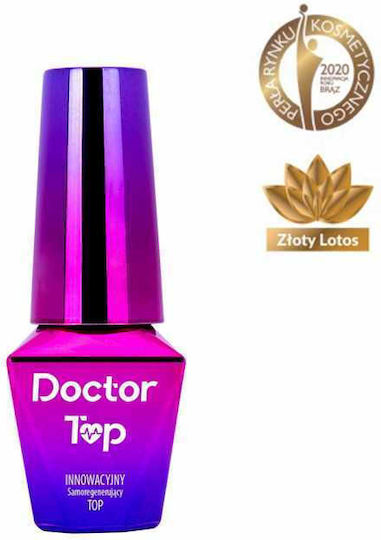 Molly Lac Top Coat για Ημιμόνιμα Βερνίκια 10ml