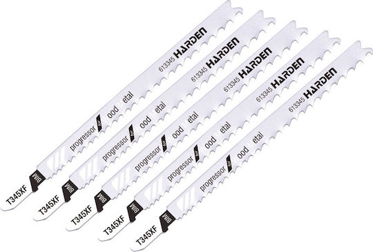 Harden Jig Saw Blade for Wood 65mm 5pcs 613345